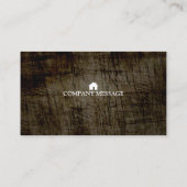 Beruflich Builder Carpenter Tools Holzbearbeitung  Visitenkarte (Rückseite)