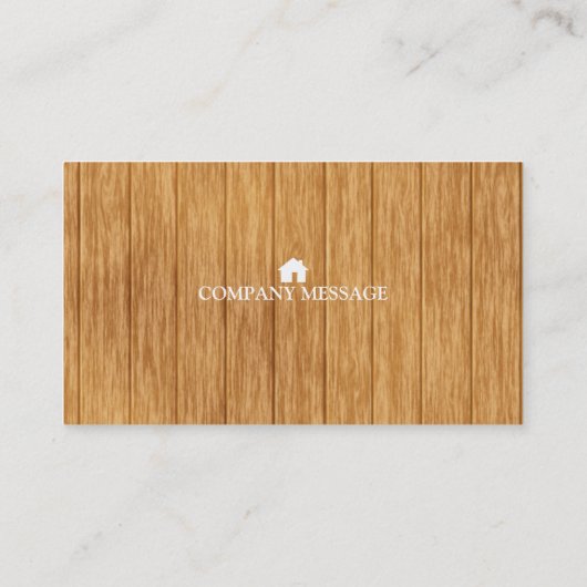 Beruflich Builder Carpenter Tools Holzbearbeitung  Visitenkarte (Rückseite)