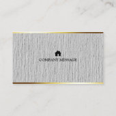 Beruflich Builder Carpenter Tools Holzbearbeitung Visitenkarte (Rückseite)