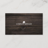 Beruflich Builder Carpenter Tools Holzbearbeitung  Visitenkarte (Rückseite)