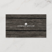 Beruflich Builder Carpenter Tools Holzbearbeitung Visitenkarte (Rückseite)