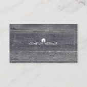 Beruflich Builder Carpenter Tools Holzbearbeitung Visitenkarte (Rückseite)