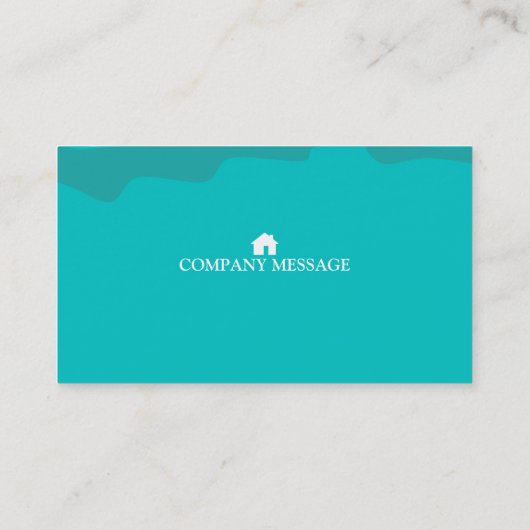 Beruflich Builder Carpenter Tools Holzbearbeitung Visitenkarte (Rückseite)