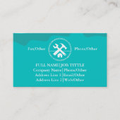 Beruflich Builder Carpenter Tools Holzbearbeitung Visitenkarte (Vorderseite)