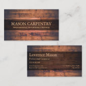 Beruflich Builder/Carpenter-Visitenkarte Visitenkarte (Vorne/Hinten)