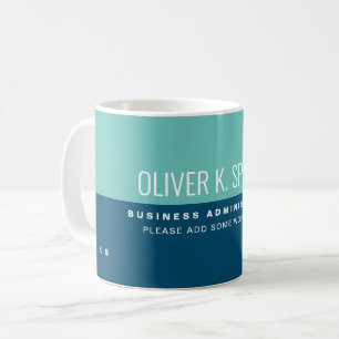 Beruflich (Business) 2-Tone Blau Kaffeetasse