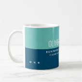 Beruflich (Business) 2-Tone Blau Kaffeetasse (Links)