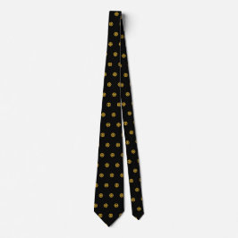Beruflich Business Captain Pattern Black Krawatte