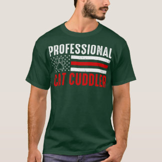Beruflich Cat Cuddler T-Shirt
