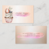 Beruflich Chic Brush Stroke Visitenkarte (Vorne/Hinten)