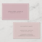 Beruflich Chic Elegant Moderne Luxussilk Visitenkarte (Vorne/Hinten)