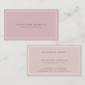 Beruflich Chic Elegant Modernes Luxus Seide Visitenkarte (Vorne/Hinten)