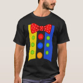 Beruflich Clownkostüm Halloween Circus Clown T-Shirt (Vorderseite)