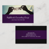 Beruflich Consulting Group Life Coach, Visitenkarte (Vorne/Hinten)