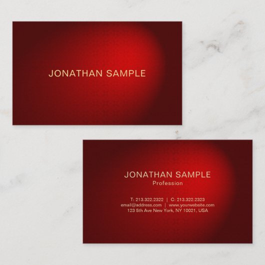 Beruflich Creative Black Damask Luxus Visitenkarte (Vorne/Hinten)