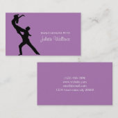 Beruflich Dance Studio, Instructor Business Visitenkarte (Vorne/Hinten)