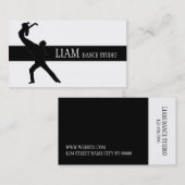 Beruflich Dance Studio, Instructor Visitenkarte (Vorne/Hinten)