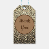 Beruflich danke Ihnen, Brown Tile Pattern Mosaik Geschenkanhänger (Vorderseite)