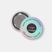 Beruflich danke Ihnen Custom Chic Pastel Gradient Magnet (Vorderseite/Rückseite)