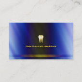 Beruflich Dental | Einzigartig Visitenkarte (Rückseite)
