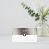 Beruflich Dental | Goldzahnarzt Terminkarte (Stehend Vorderseite)