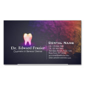 Beruflich Dentalklinik-Rose Gold-Stand Magnetische Visitenkarte (Vorderseite)