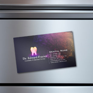 Beruflich Dentalklinik-Rose Gold-Stand Magnetische Visitenkarte