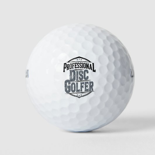 Beruflich-Disk-Golfer | Disk Golf Golfball (Vorderseite)