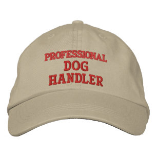 BERUFLICH DOG HANDLER BESTICKTE KAPPE