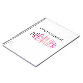 Beruflich Dreamer Notizblock (Linke Seite)