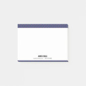 Beruflich einfach für ihn Clean Masculine Basic Post-it Klebezettel (Vorderseite)