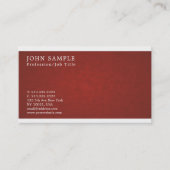 Beruflich Einfach Vintag Elegant Luxus Visitenkarte (Vorderseite)