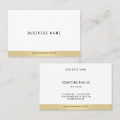 Beruflich Einfache Schlichte Elegante Visitenkarte (Vorne/Hinten)