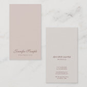 Beruflich Einfache Vorlage Modernes, elegantes Skr Visitenkarte (Vorne/Hinten)