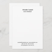 Beruflich Einzigartig klassisch einfach Ankündigung (Vorne/Hinten)