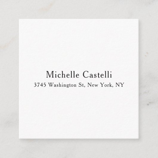 Beruflich Einzigartig klassisch einfach Begleitkarte (Vorderseite)