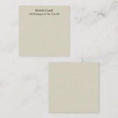 Beruflich Einzigartig klassisch einfach Begleitkarte (Vorne/Hinten)