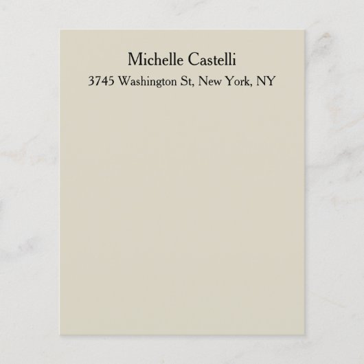 Beruflich Einzigartig klassisch einfach Flyer (Vorne)