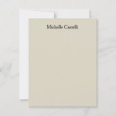 Beruflich Einzigartig klassisch einfach Mitteilungskarte (Vorderseite)