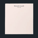 Beruflich Einzigartig klassisch einfach Notizblock<br><div class="desc">Einfache Bearbeitungsprogramme. Unterschiedliche Typen und Größen,  Farbe und Schriftart.</div>