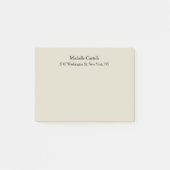 Beruflich Einzigartig klassisch einfach Post-it Klebezettel (Vorderseite)