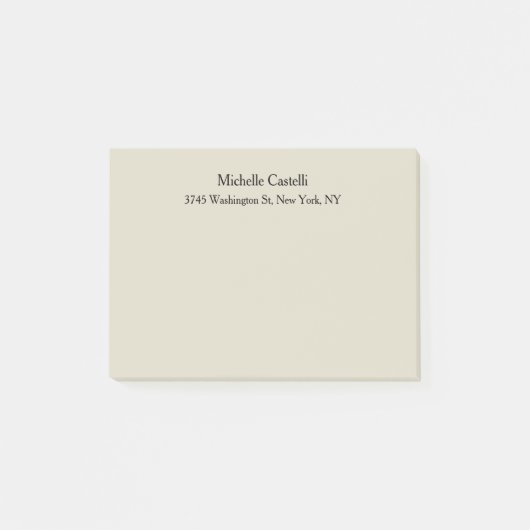 Beruflich Einzigartig klassisch einfach Post-it Klebezettel (Vorderseite)