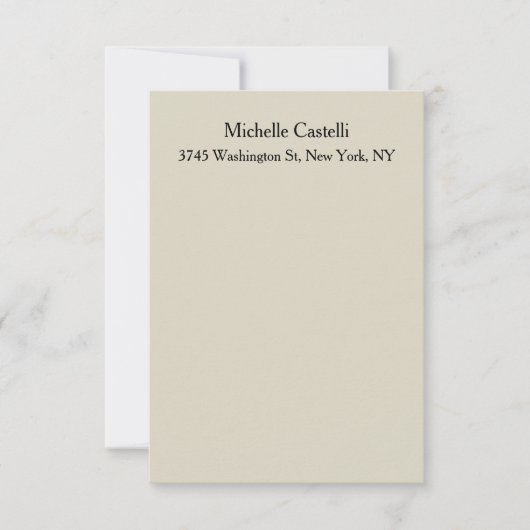 Beruflich Einzigartig klassisch einfach RSVP Karte (Vorderseite)