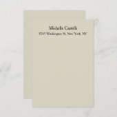 Beruflich Einzigartig klassisch einfach RSVP Karte (Vorne/Hinten)