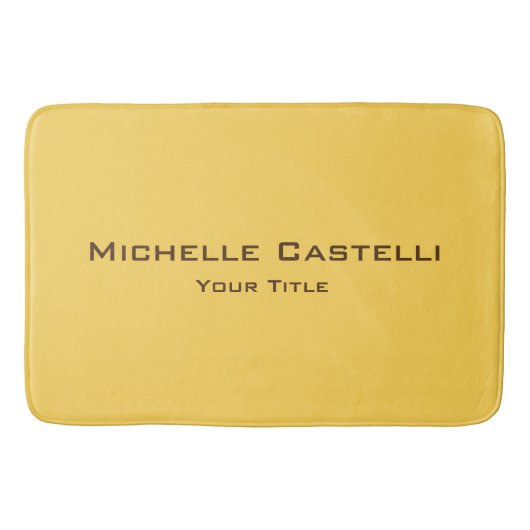 Beruflich Einzigartig klassisch einfach Schlicht Badematte (Vorderseite)