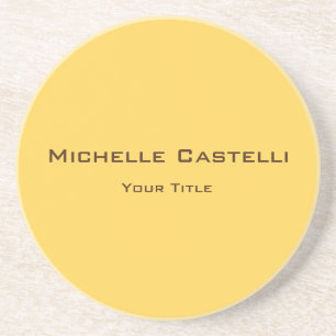 Beruflich Einzigartig klassisch einfach Schlicht Getränkeuntersetzer