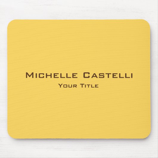 Beruflich Einzigartig klassisch einfach Schlicht Mousepad (Vorne)