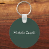 Beruflich Einzigartig klassisches Minimalistisch Schlüsselanhänger (Vorderseite)