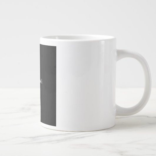 Beruflich Einzigartig Modernes Minimalistisches Sc Jumbo-Tasse (Rechts)
