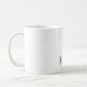 Beruflich Einzigartige Klassik Einfach Ihr Name Kaffeetasse (Links)
